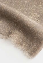 Black-beige scarf 100% Wool - Image 4