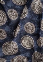 Blue scarf 100% Wool - Image 3