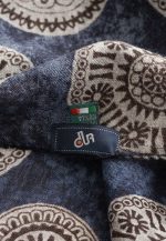 Blue scarf 100% Wool - Image 4