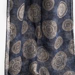 Μπλε κασκόλ από 100% Mαλλί