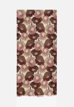 Burgundy scarf 100% Wool - Image 2