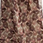 Μπορντό κασκόλ από 100% Mαλλί