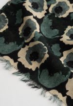 Pine green scarf 100% Wool - Image 5