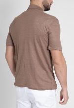 Camel Polo Linen Melange Regular Fit - Image 4