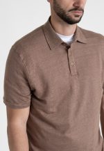 Camel Polo Linen Melange Regular Fit - Image 2
