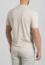 Stone combed cotton polo piquet - Image 4