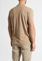 Sand combed cotton polo piquet - Image 4