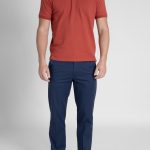 Κόκκινο Μαρόκου πικέ πόλο Combed Βαμβάκι