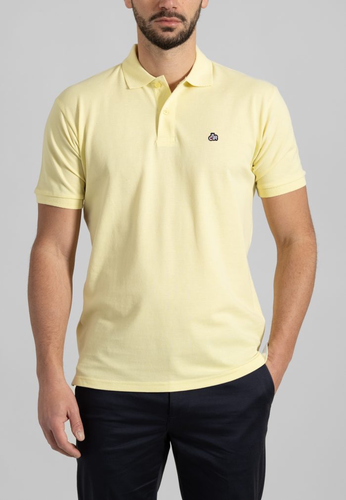 Citron combed cotton polo piquet - Image 2