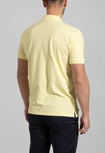 Citron combed cotton polo piquet - Image 4