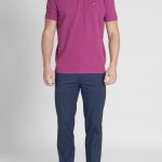 Ματζέντα πικέ πόλο Combed Βαμβάκι