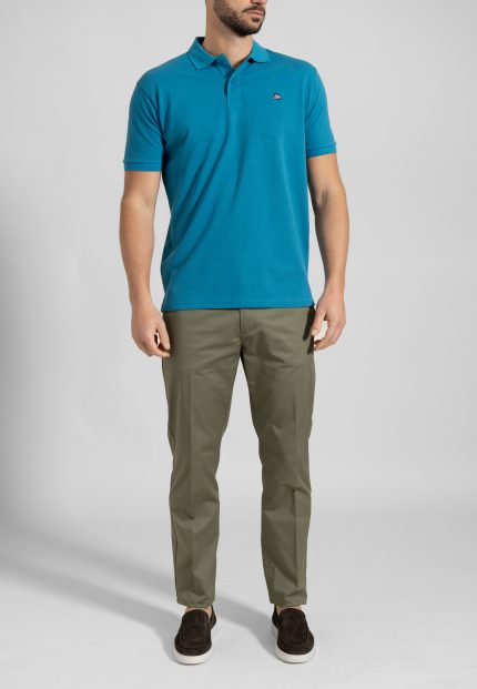 Πετρόλ πικέ πόλο Combed Βαμβάκι