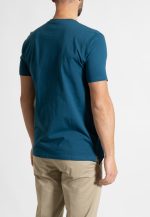 Petrol Crew Neck T-shirt Combed Cotton - Image 4