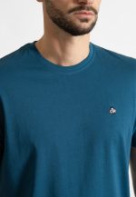 Petrol Crew Neck T-shirt Combed Cotton - Image 3