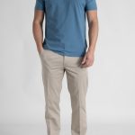 Pilot Blue Μπλούζα Λαιμόκοψη Combed Βαμβάκι