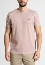 Dirty pink Crew Neck T-shirt Combed Cotton - Image 2