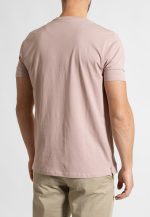 Dirty pink Crew Neck T-shirt Combed Cotton - Image 4