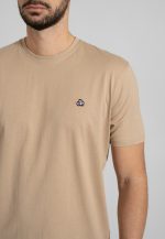 Sand Crew Neck T-shirt Combed Cotton - Image 3