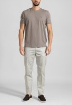 Elephant Crew Neck T-shirt Combed Cotton