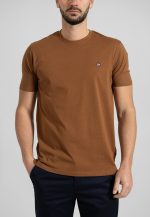 Cinnamon Crew Neck T-shirt Combed Cotton - Image 2