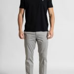 Μαύρη Μπλούζα Λαιμόκοψη Combed Βαμβάκι