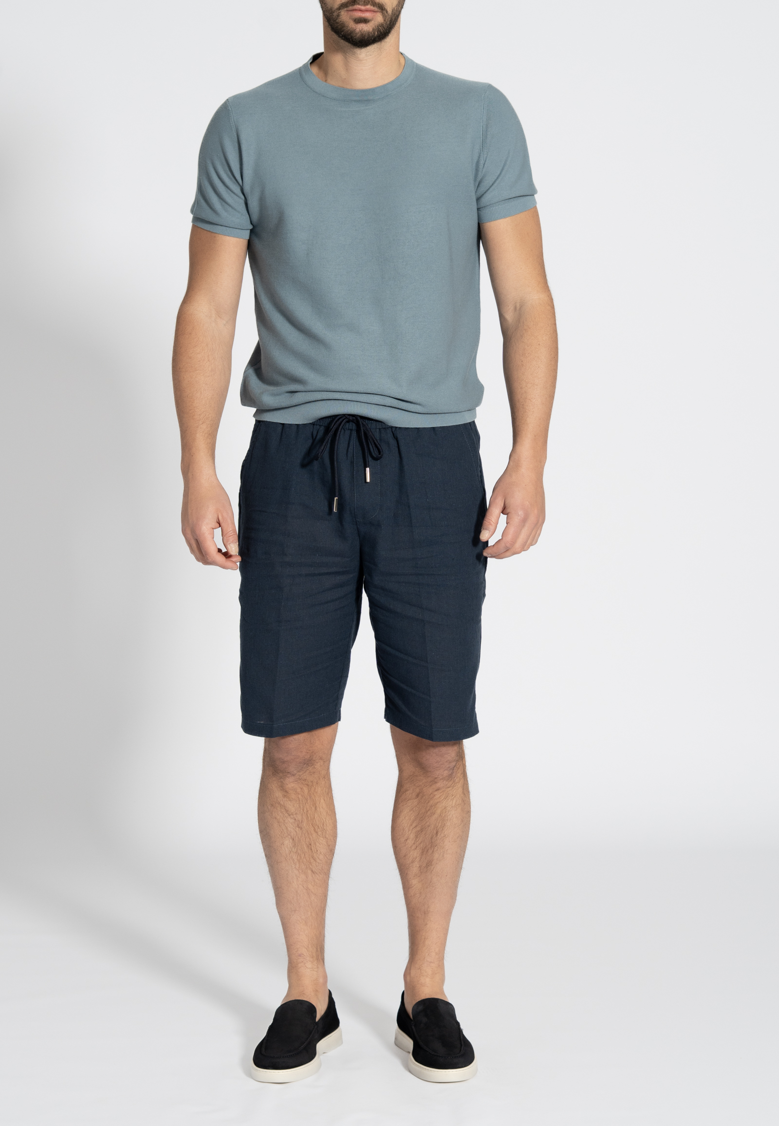 31210254-311416-A Πλεκτή μπλούζα λαιμόκοψη Premium Βαμβάκι - Image 1