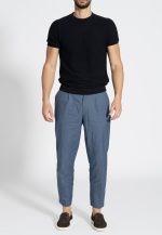 Knitted crew neck top Premium Cotton