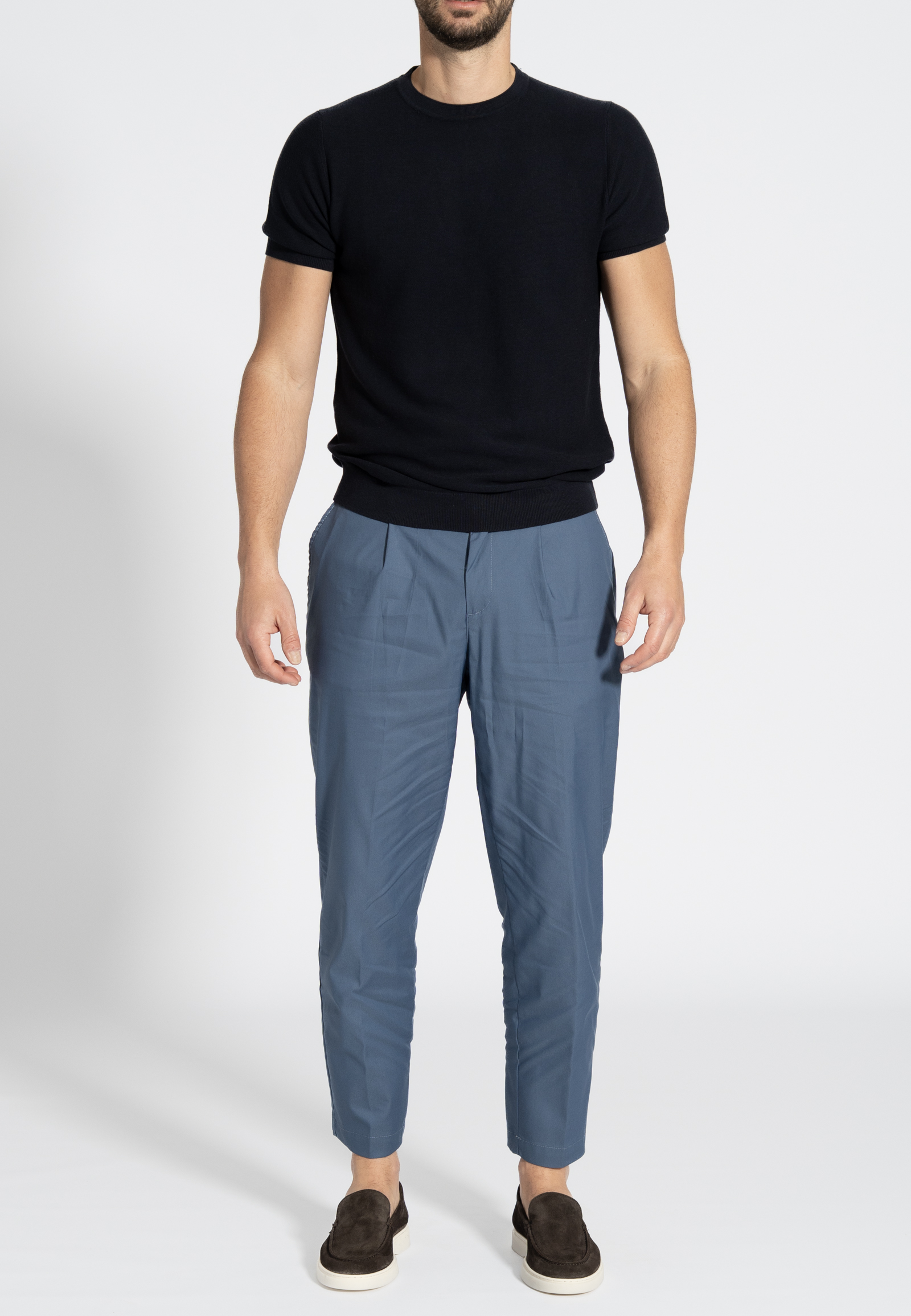 31210254-311417-A Πλεκτή μπλούζα λαιμόκοψη Premium Βαμβάκι - Image 1