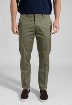 Khaki Trousers Chino Twill Gabardine Regular Fit - Image 2