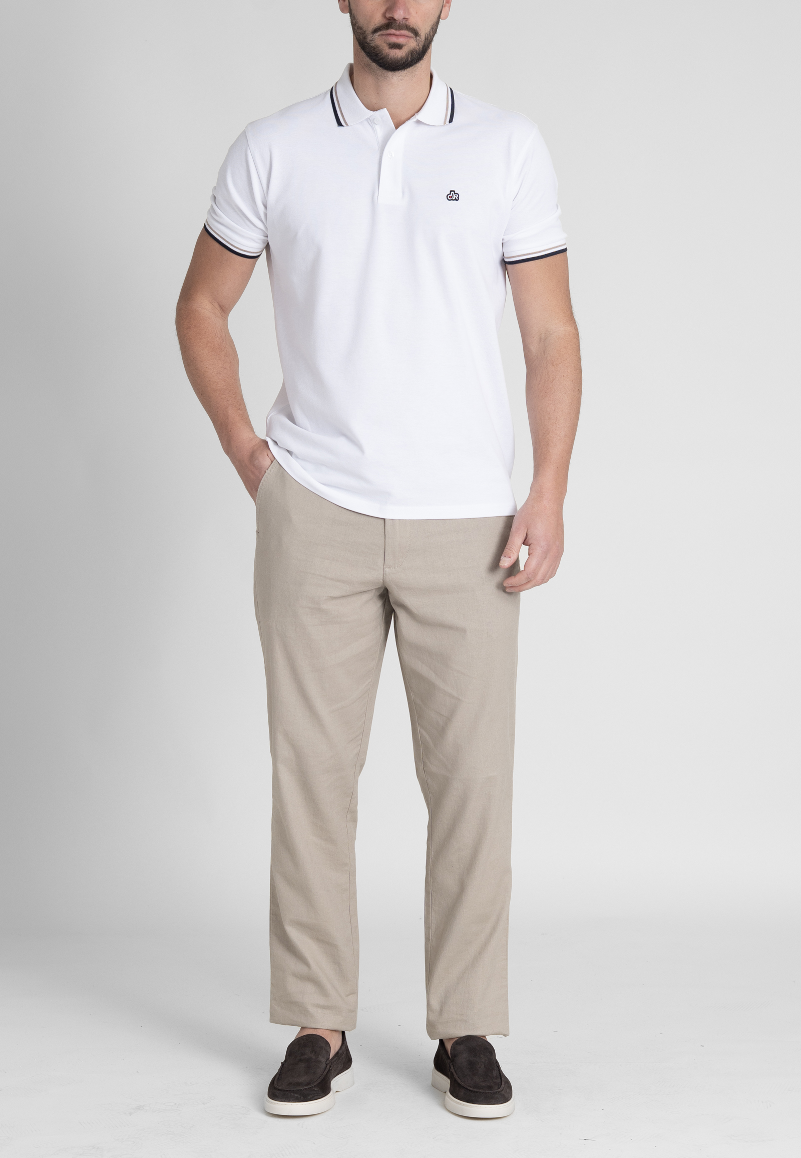 41210293-412028-A Μπεζ Παντελόνι Chino Mistolino Κανονική Γραμμή - Image 1