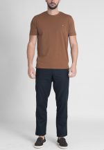 Dark Blue Chinos Μistolino Regular Fit
