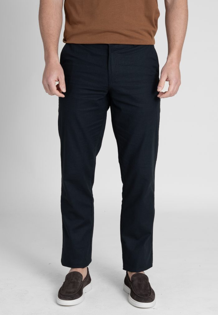 Dark Blue Chinos Μistolino Regular Fit - Image 2