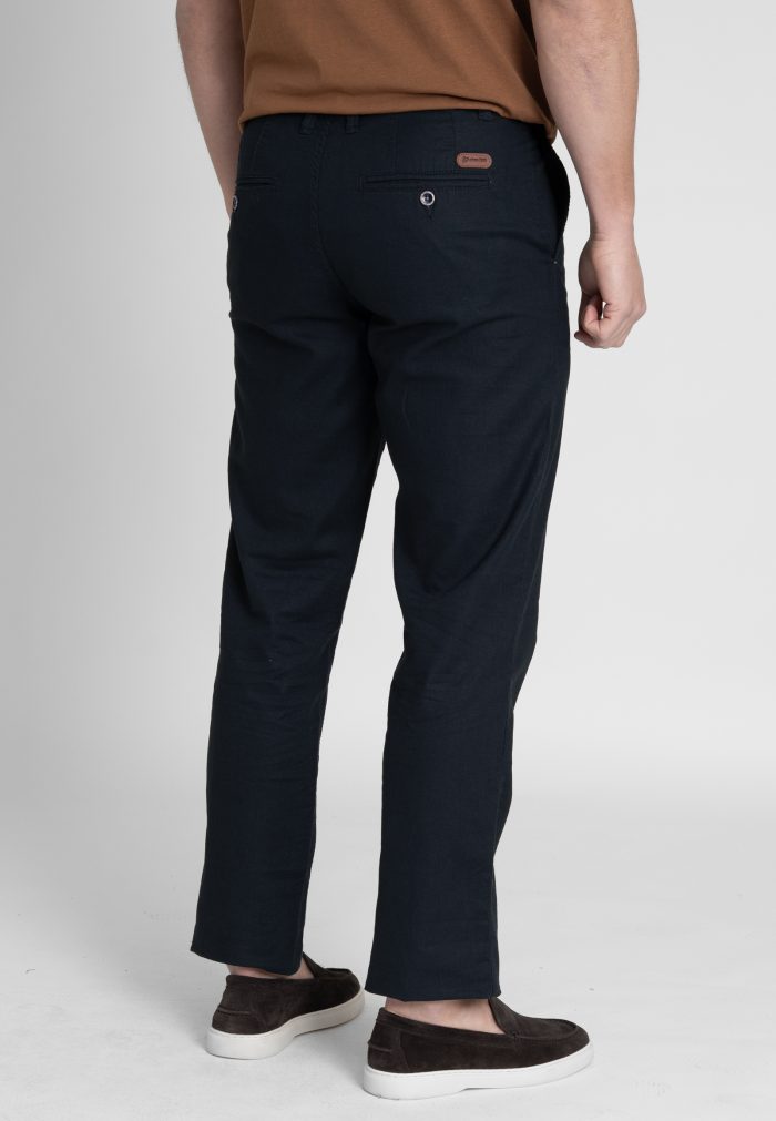 Dark Blue Chinos Μistolino Regular Fit - Image 3
