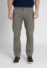 Khaki Tech lightweight trousers regular fit - Image 2