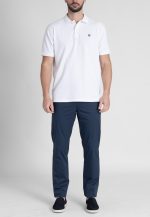 Navy Blue Tech lightweight trousers regular fit