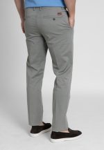 Light Khaki gabardine cotton chinos trousers - Image 4