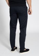 Dark Blue Modern cuffed chinos trousers regular line - Image 3