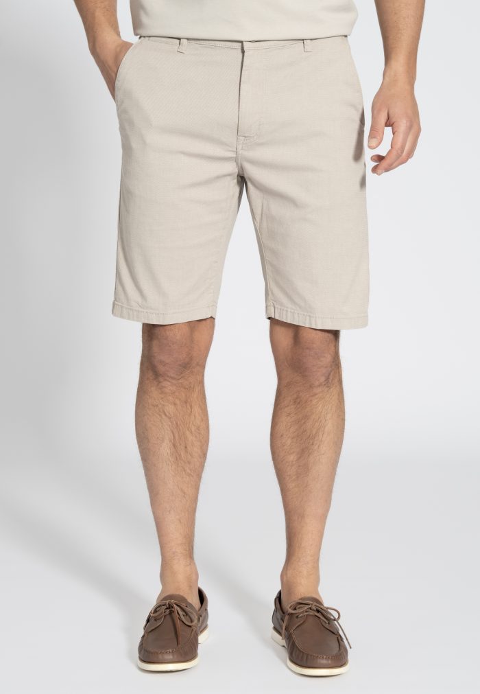 Ice dobby stretch regular fit bermuda - Image 2
