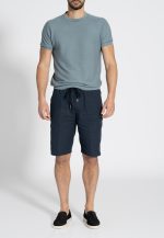 Mistolino dark blue regular fit bermuda
