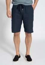 Mistolino dark blue regular fit bermuda - Image 2