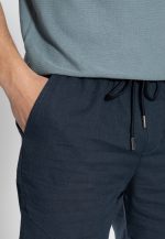 Mistolino dark blue regular fit bermuda - Image 3