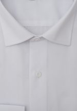 White Regular fit poplin shirt - Image 3