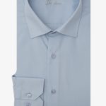 Σιέλ Πουκάμισο ποπλίνα κανονική γραμμή