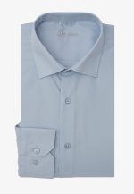 Light Blue Regular fit poplin shirt