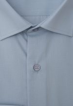 Light Blue Regular fit poplin shirt - Image 3