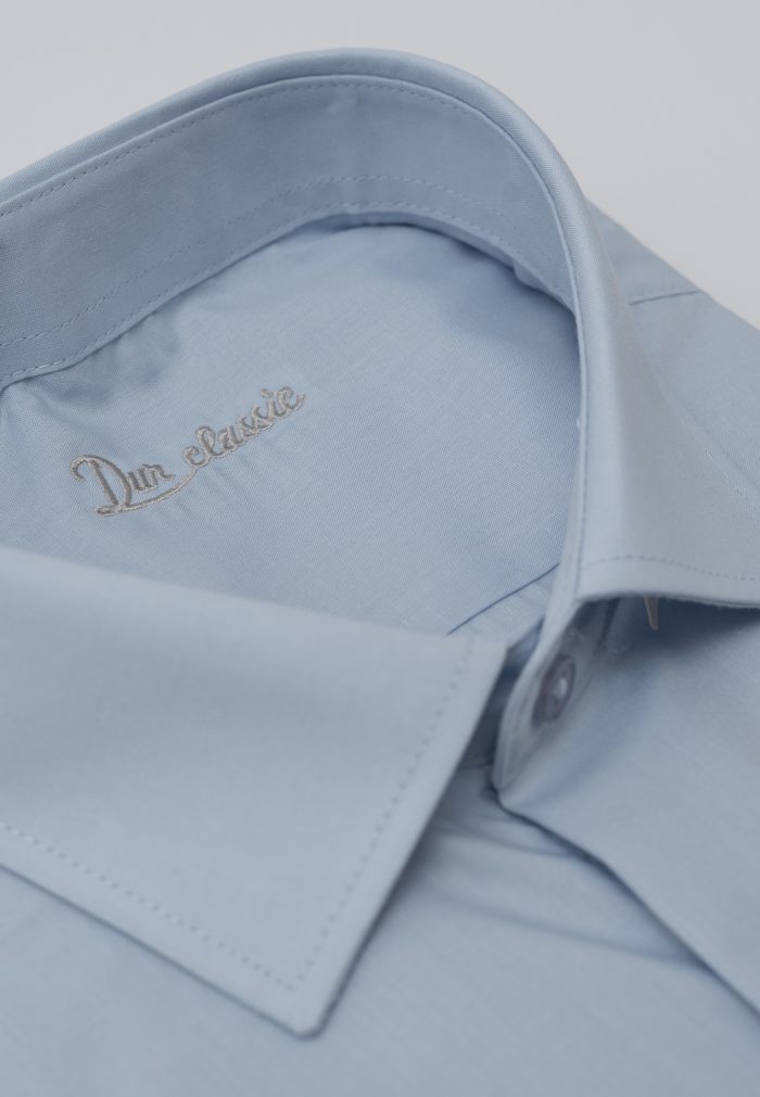 Σιέλ Πουκάμισο ποπλίνα κανονική γραμμή - Image 2