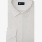 Λευκό Πουκάμισο λινό κανονική γραμμή