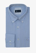Light blue Regular fit check shirt