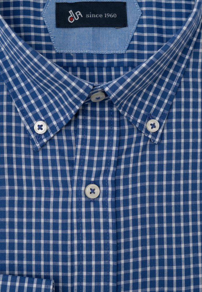 Ναυτικό μπλε Πουκάμισο καρό κανονική γραμμή - Image 2