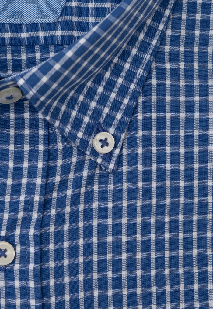 Ναυτικό μπλε Πουκάμισο καρό κανονική γραμμή - Image 4